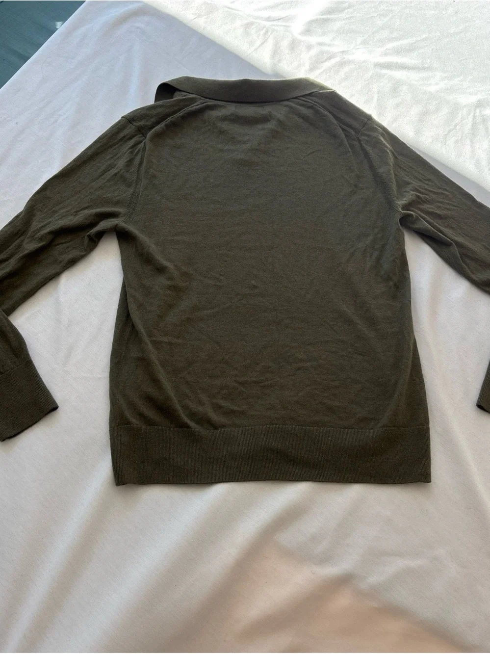 Banana Republic Polo Olive Green Collared Men's Sweater